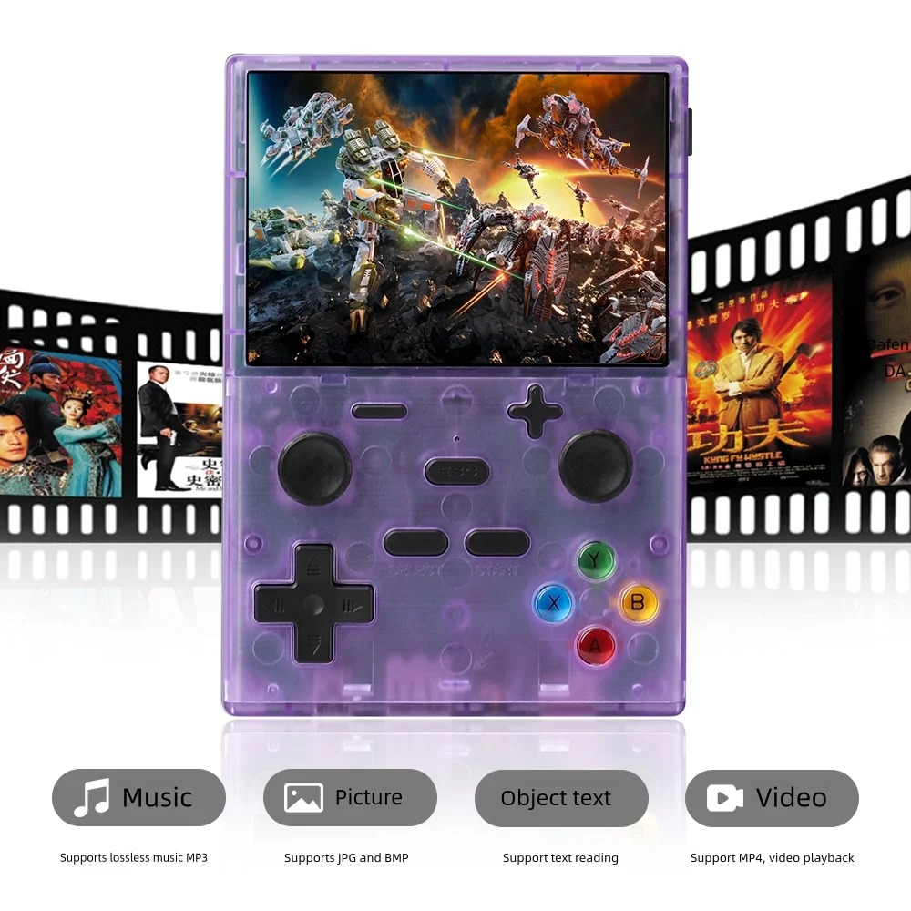 

XGB35 Linux System 3.5 Inch IPS Screen Portable Retro Handheld Video Game Console Game Console Video Player game on TV