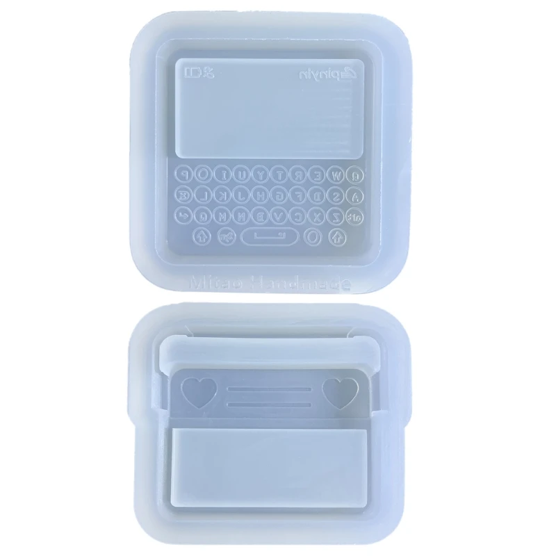 

Силиконовые формы для украшения, геометрическая форма для телефона, радиобрелока, кулон «сделай сам», E0BE