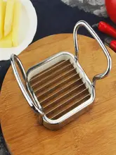  Fruit Slicer Vegetable Cutter Stainless Steel Multi-Use French Fries Cutting Tool for Apples Potato Kitchen Cooking Accessories 