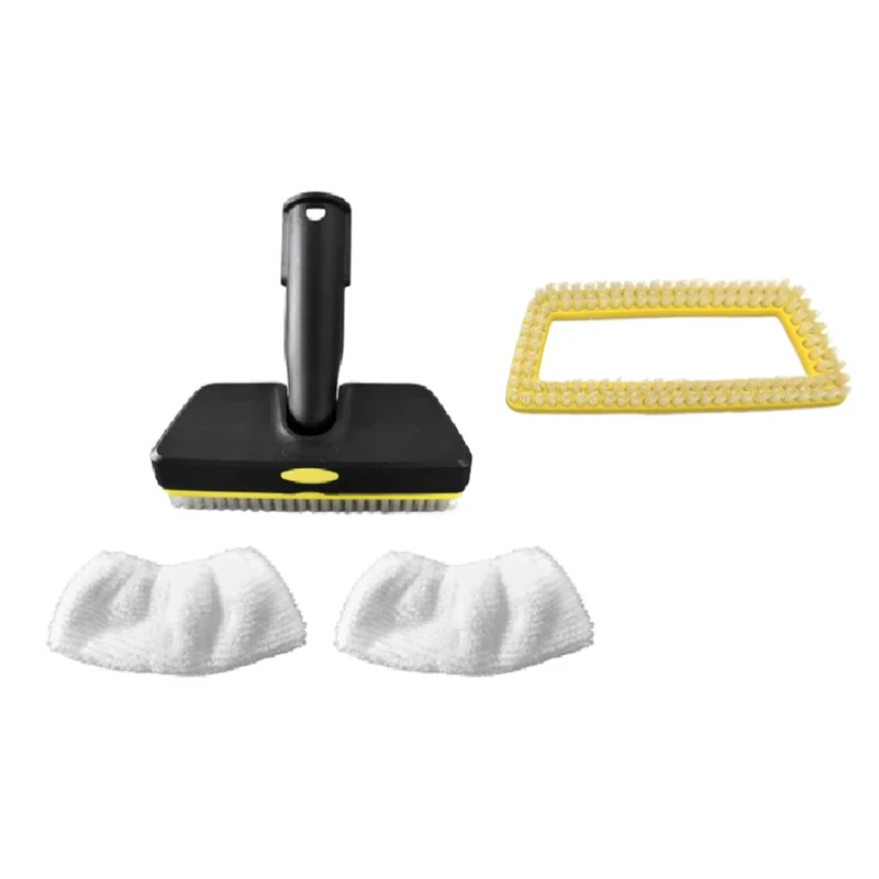B06B-For Karcher SC1-5 CTK1020 Handheld Steam Brush With Replaceable Brush Heads Cleaning Cloth Steam Cleaner Parts