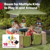 All Around Playtime Patio with Canopy Playset  Shaded Outdoor Playhouse for Kids with Realistic, Interactive Features Playhouses 2