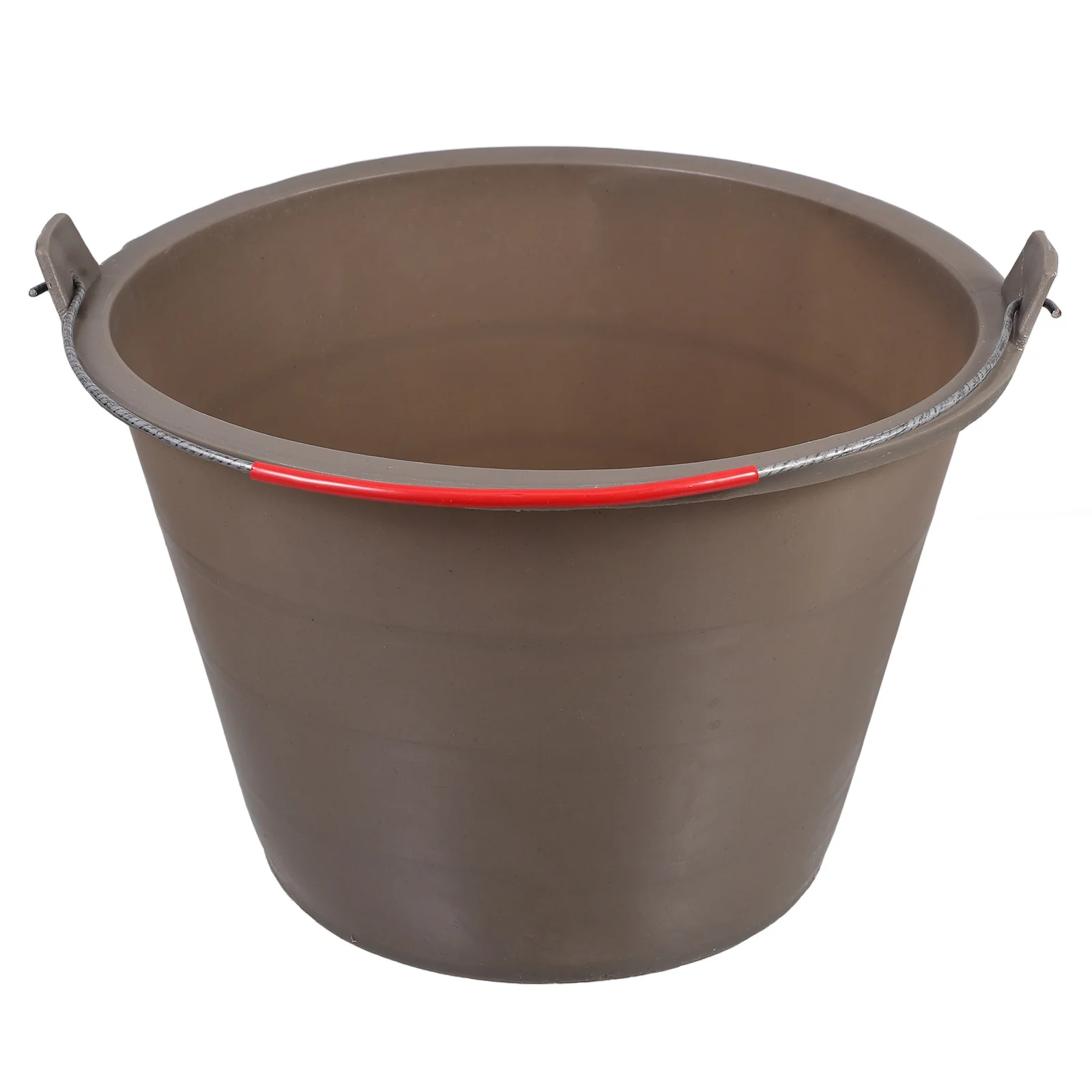 Thickened Plastic Bucket 20L Heavy Duty Cement Sand Concrete Carrier with Handle Portable Construction Site Utility Pail