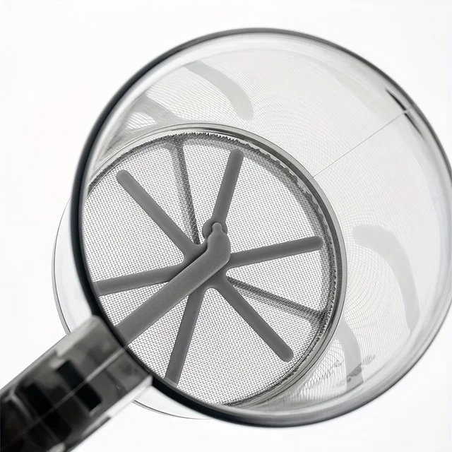 Semi-Automatic Flour Sifter With Hand Press Design Transparent Flour Sieve Non-stick Baking Tools Kitchen Gadgets Accessories 5