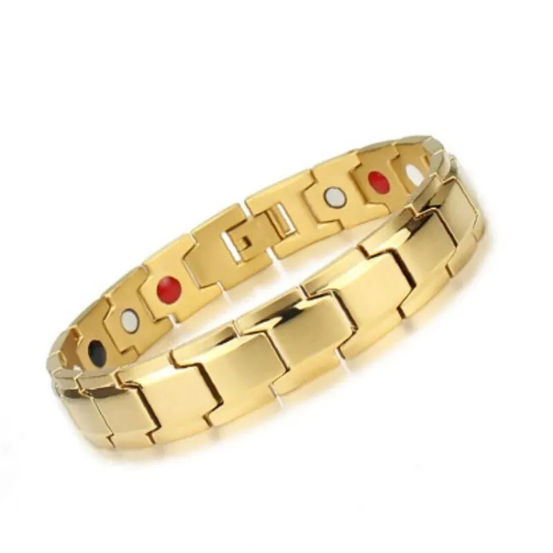 1pcs Gold Bracelet Men Women Universal Style Luxury Style Drip Oil With