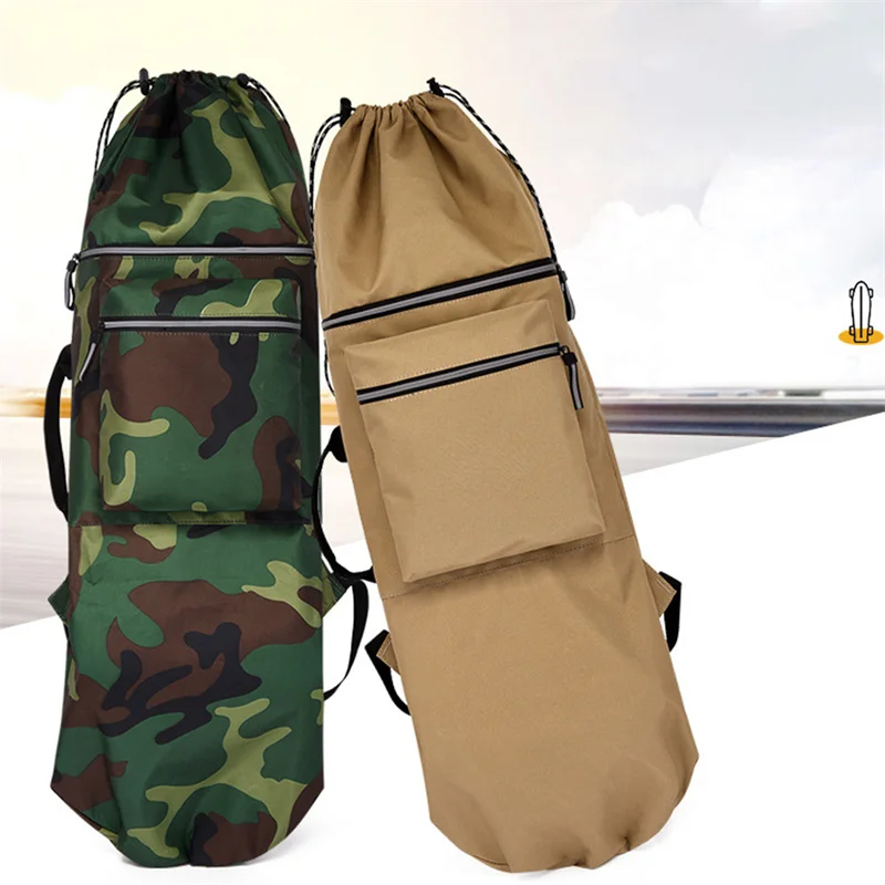 Sports Universal Travel Waterproof Longboard Backpack Shoulder Bag Skiboard Handbag Skateboard Carry Bag skateboard carry bag skateboard bag