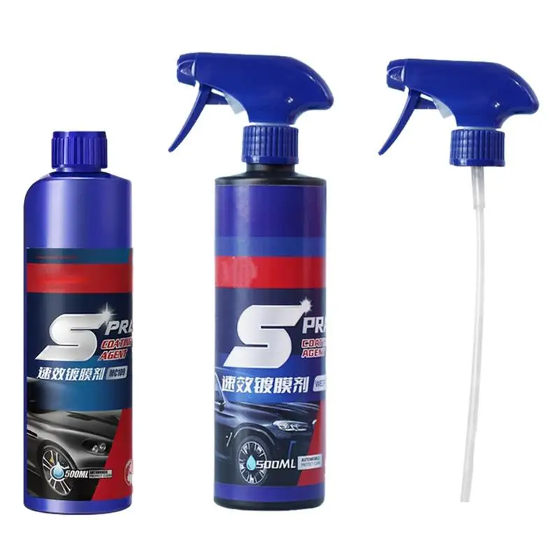 500ml Car Coating Spray Auto High Protection Paint Repair Coating Vehicles 3 in 1 Waterproof Car Scratch Repair Agent