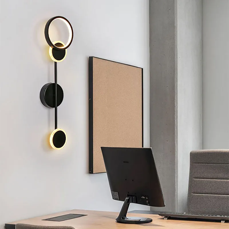 

Modern LED Wall Lamp for Living Room Background Bedroom Bedside Aisle Stairs Wall Lights Indoor Decor Sconce Lighting Fixture