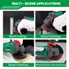 Newbeat Cordless Angle Grinder 21v Cut Type Stone and Metal Max Angel Charger DIY Duty OEM Customized Hot Power Tools Set 3