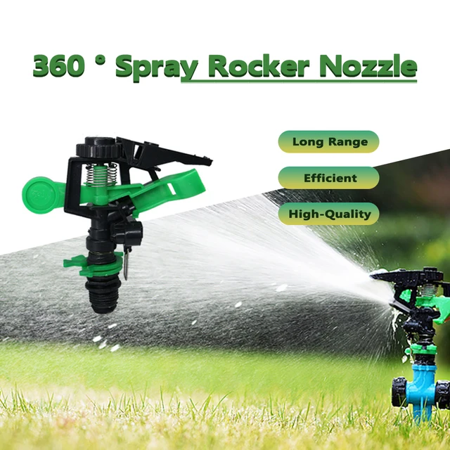 360 Szög Forgó Sprinkler 1/2 Hüvelykes Férfi Szál Mezőgazdasági Gyep Automatikus Öntözőkert Öntözési Otthoni Kerti Öntözés - Image 3