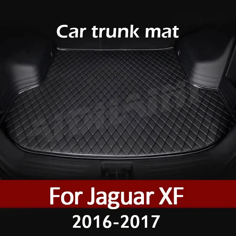 16-20 Jaguar X260 XF Sedan Rear Trunk Boot Floor Carpet Cover Panel Black OEM