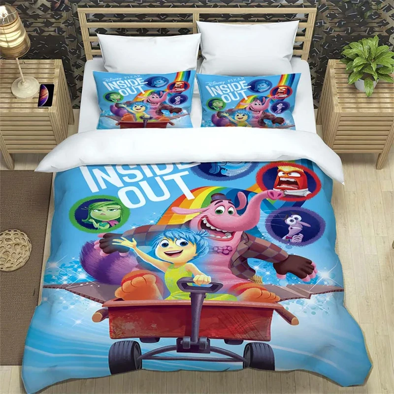 thumbnail image 1 of Disney-Juego de ropa de cama de dibujos animados para niños, funda de edredón con funda de almohada, edredón Kawaii, regalo de decoración de dormitorio, 1 of 5