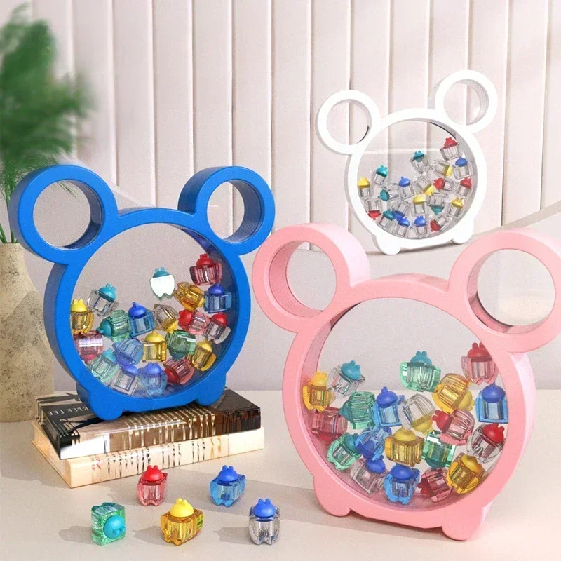 Organizzatore di scatole per denti da latte Collezione di stoccaggio per denti da latte Ragazzo Ragazza Raccogli denti Umbilica Salva regali Regali souvenir per bambini Regali carini