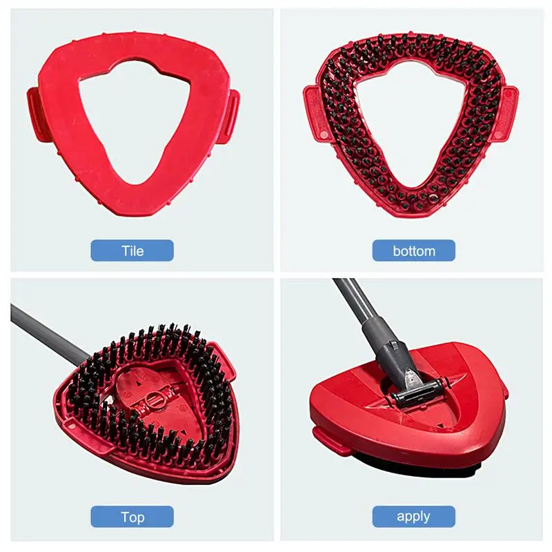 Têtes De Rechange Pour Balai Rotatif Vileda - Compatible 1 Et 2 Réservoirs, Lavables En Machine, Pour Sols Durs (lot De 3 + Base)