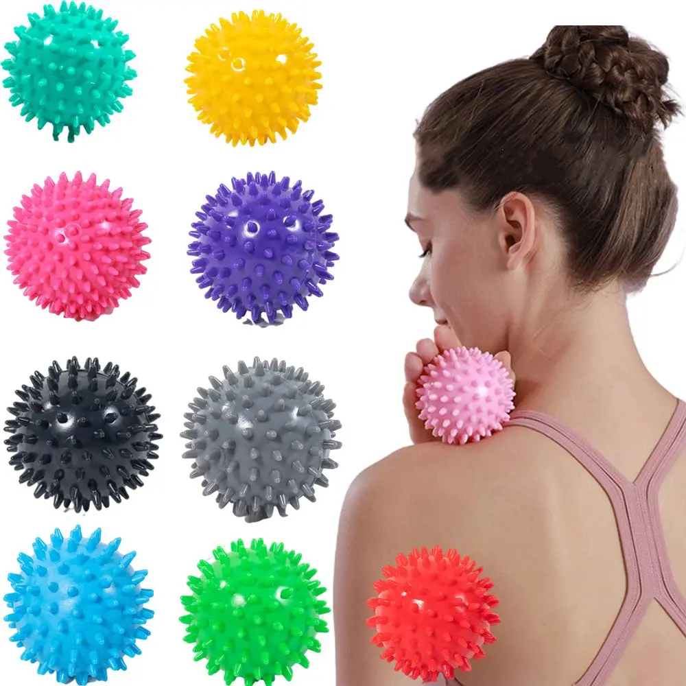 Balle de massage en PVC coloré pour le corps, 1 pièce, tissu profond