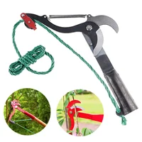 High-Altitude Extension Lopper Pruning Shears with Nylon Rope Carbon Steel Branch Pulley Design Garden Tree Trimming Tools 1