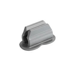 Silicone Self - Adhesive Pen Holder & Organizer Clip (Gray)
