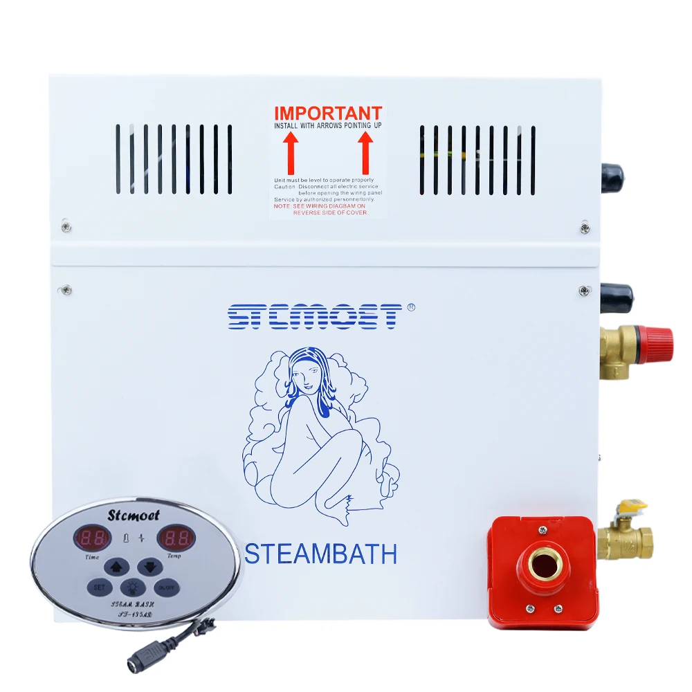 3/4.5/6/9KW 220/380V Steam Generator For Sauna Room Bath Shower Power Home Heate