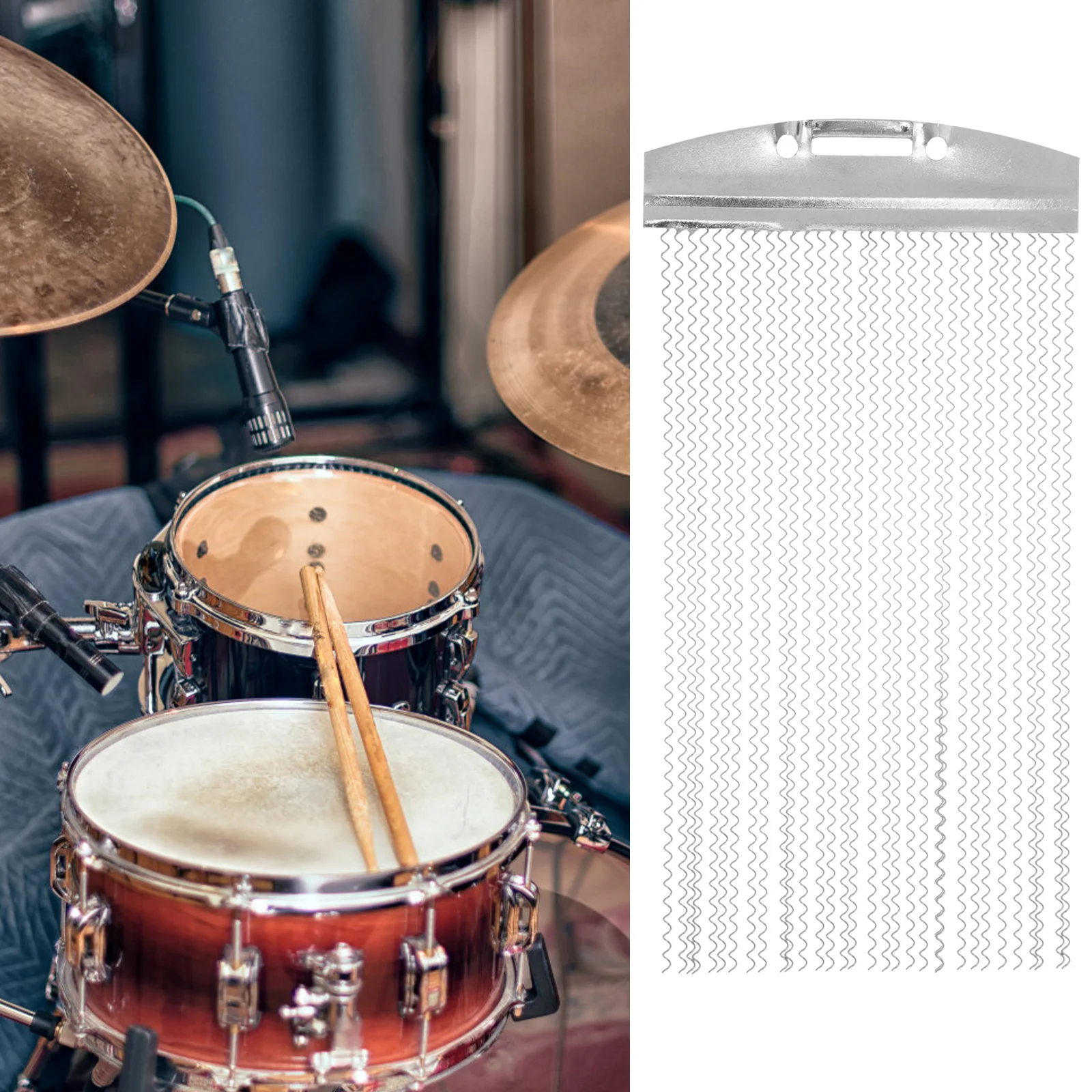 

Snare Drum Percussion Instrument Accessory Creative Musical Accessories Replacement Wire Belts for Strands Metal