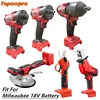 Fit For Milwaukee 18V Battery Electric Wrench  Screwdriver Cordless Pruning Shears Reciprocating Saw Tiles Laying Machine 1