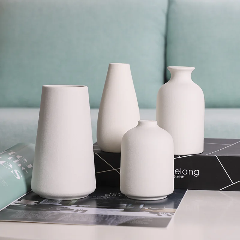 

Modern and simple European-style ceramic vase, dried flowers, simulation flowers, homestay, home furnishings, decorative crafts