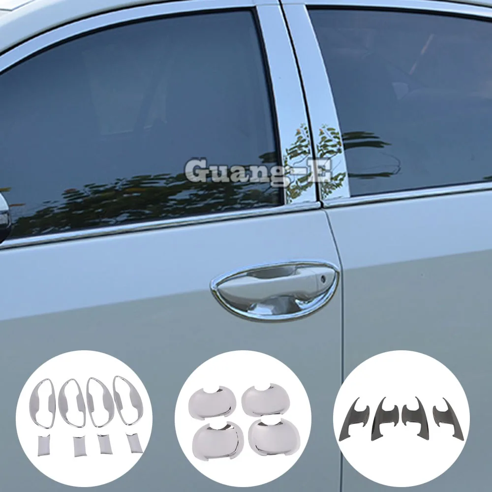 

Накладка на автомобиль для Toyota Corolla Altis 2014 2015 2016 2017-2019, хромированный АБС-пластик, наружная дверная рама, панель, подлокотник, поручни