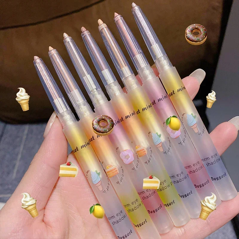 Eyeshadow Stick Diamond Eyes Pencil Aegyo-sal Shiny Glitter Eyeshadow Pen Eyeliner Pearlescent Matte Highlight Pen Brighten Silkworm Makeup Tool