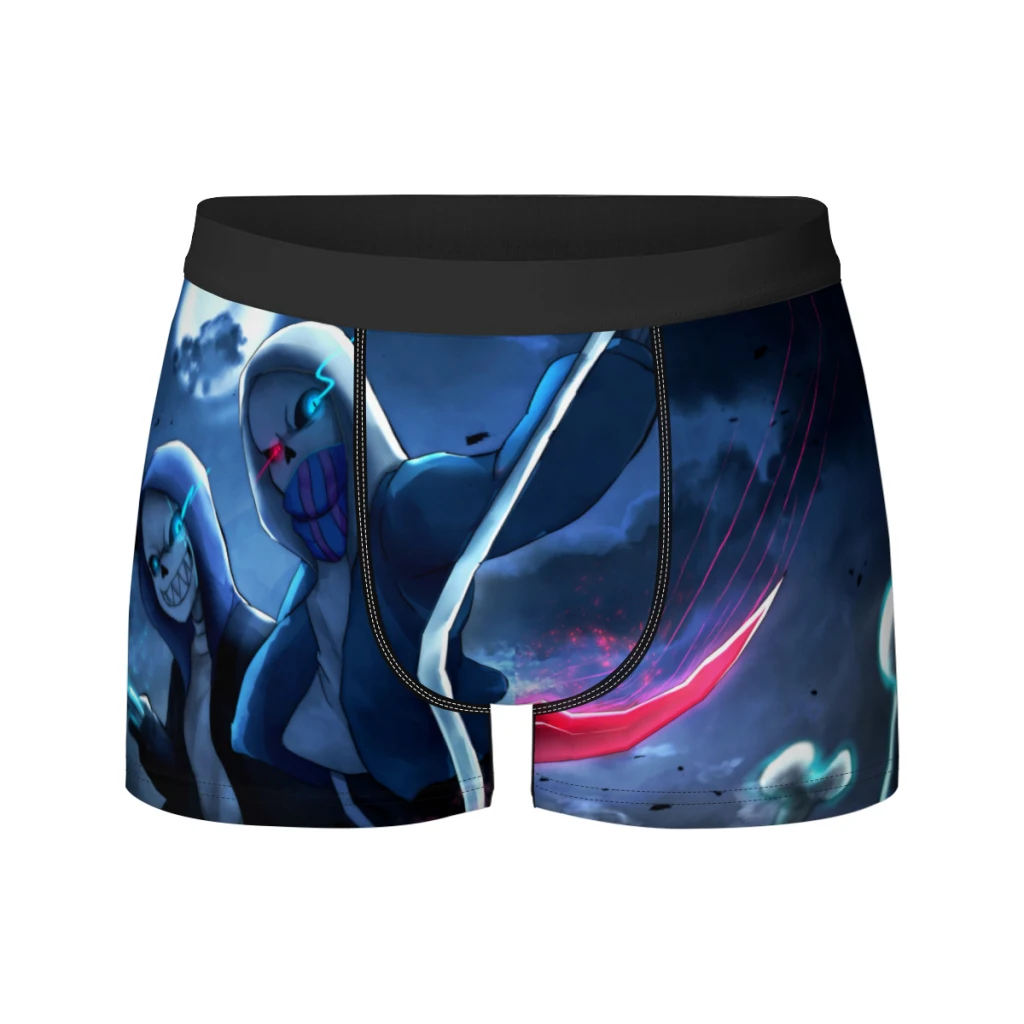 Calzoncillos tipo bóxer transpirables para hombre de Undertale, regalo de ropa interior para hombre