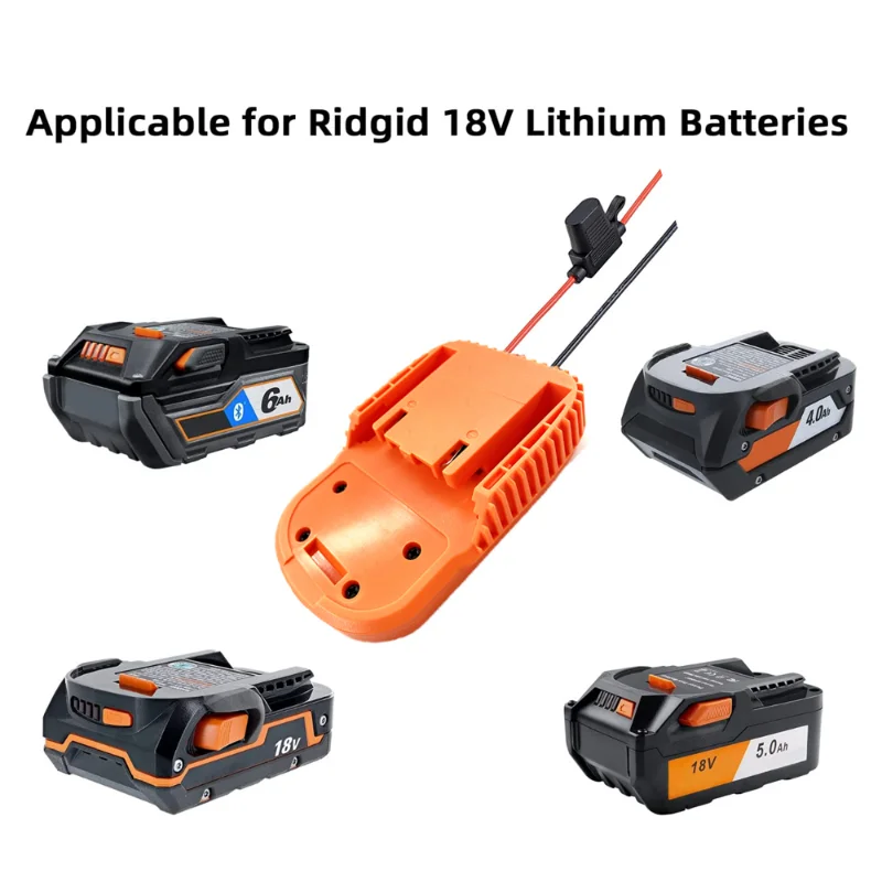 Hyper LiIon Battery DIY Power Wheels Adapter for Ridgid AEG 18V Dock