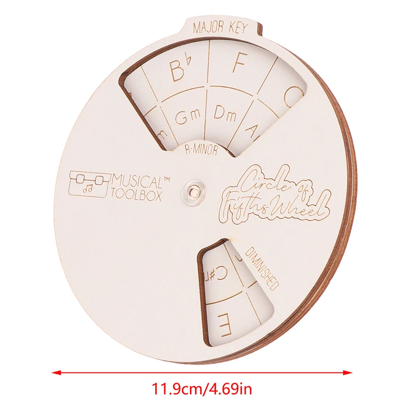 Music Chord Tool Circle Of Fifths Wheel Wood Chord Tools Circle Wheel Expand Your Playing Ability Song Writing And Music Exploration Must Have