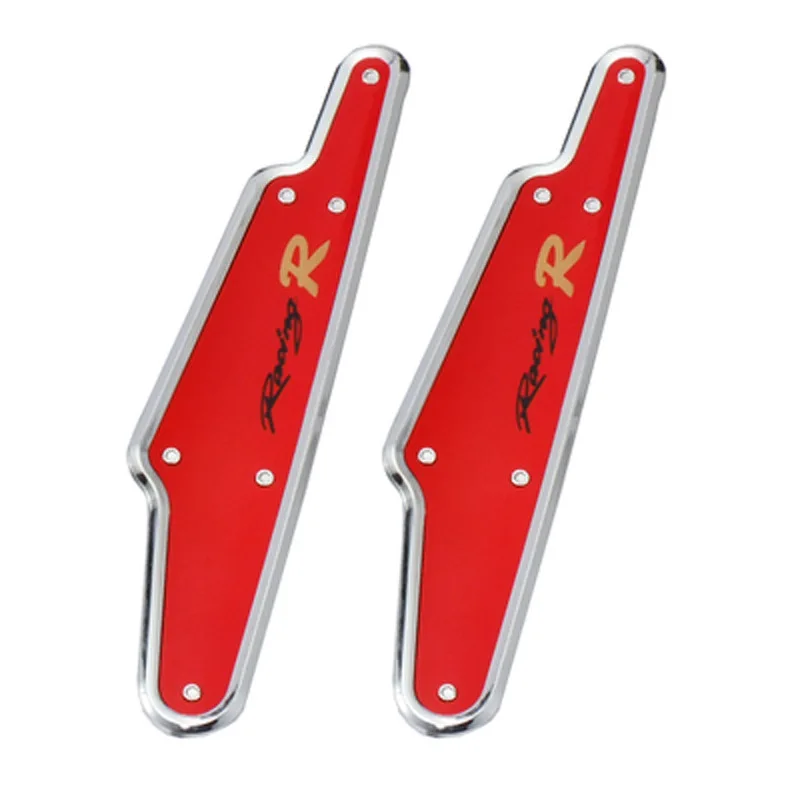 Regolatori di Pressione Universali per Tergicristalli Auto, Coppia in ABS Rosso e Nero, Accessori Decorativi per Auto - immagine 3