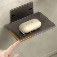 ผู้ถือสบู่สแตนเลสห้องน้ําห้องอาบน้ําฝักบัวถาดสบู่ตาข่าย Rack oap จานติดผนังท่อระบายน้ําสบู่กล่องห้องน้ํา Access 2