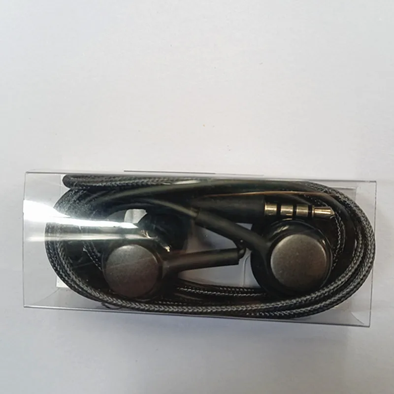 Stereo Sports In-ear Earphones With Mic 3.5mm Control Box Wired Headset  For Samsung Galaxy S8 S8plus Phones MP4 5