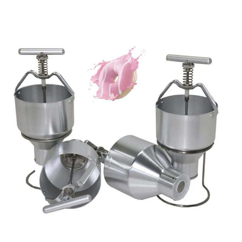 휴대용 도넛 몰드, DIY 베이킹 도구, 주방 밀커 베이킹 몰드, 수동 와플 디펜서 도넛 기계, 쉽고 빠른