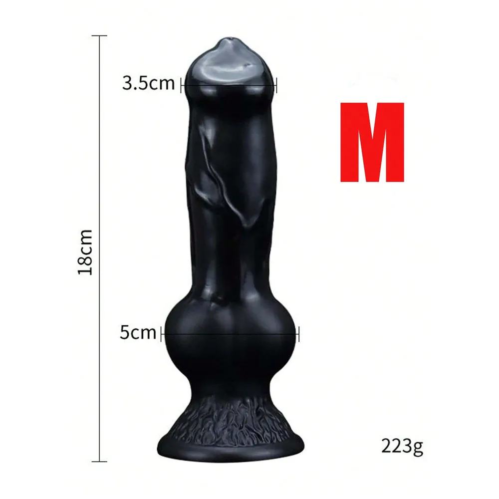 Huge Dildo Animal/Dog Dildo Realistic Penis with Suction Cup Big Butt Plug Giant Monster Cock Dick Adults Supplies for Men Women