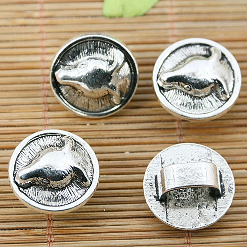 

10pcs Tibetan Silver Tone Head of Sheep Connector Charms EF1582 Charms for Jewelry Making