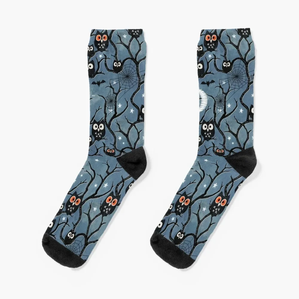 Spooky woods owls Socks man fashionable moving stockings Ladies Socks Men's
