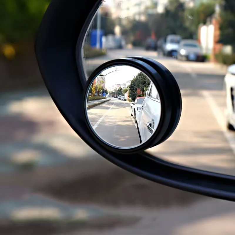 Blind Spot Mirror 2pcs Car Rearview Mirror Multifunctional 2-in-1 for Rainy Days