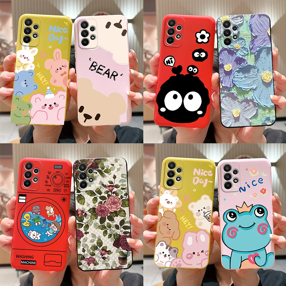 Stylish Painted Silicone Soft Protector Case Cover