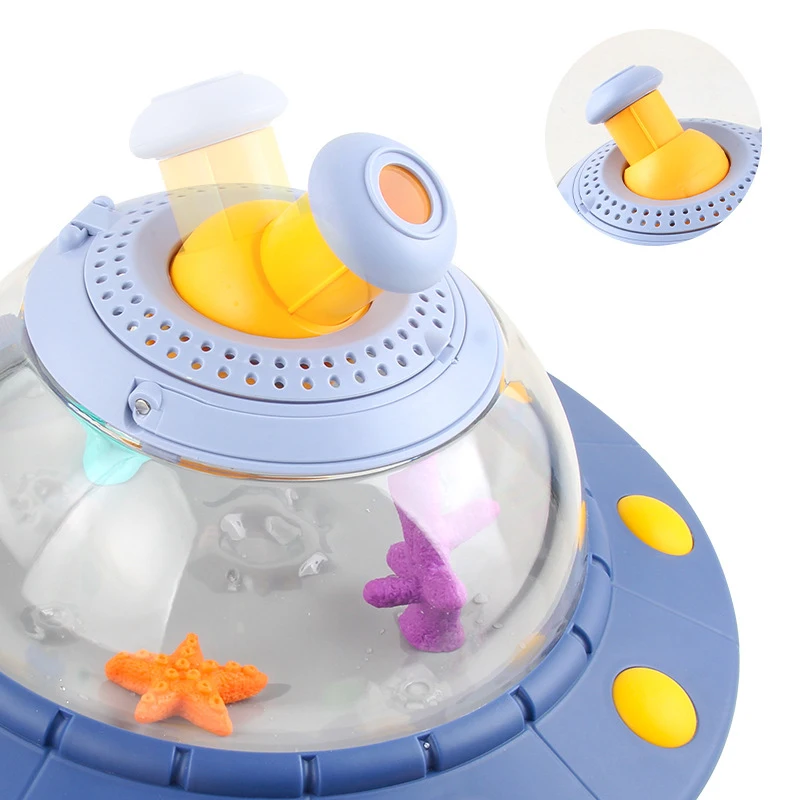 UFO Transparent Insect Observation Box Portable Small Fish Tank Multi-Functional Observation Barrel for Kids Child 6