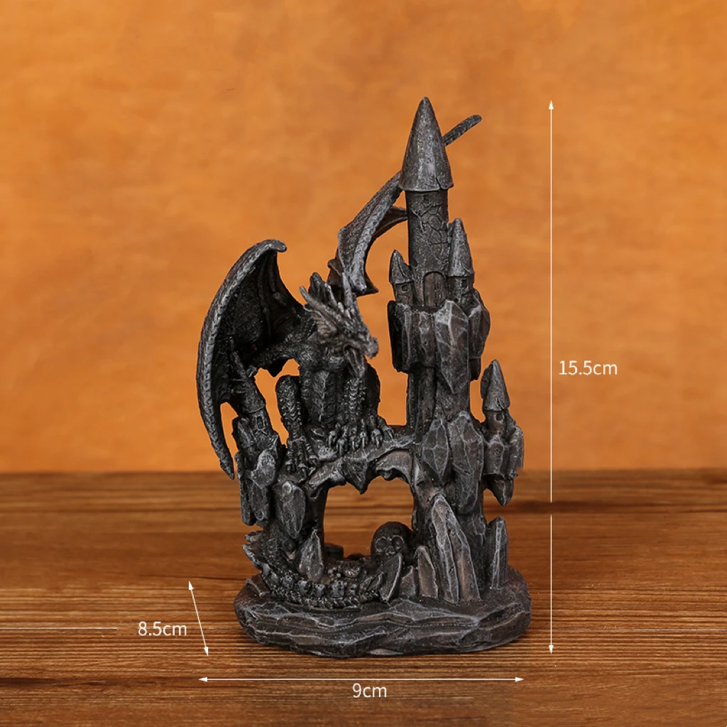 

New Battle Dragon Resin Tabletop Decoration Gift for Halloween