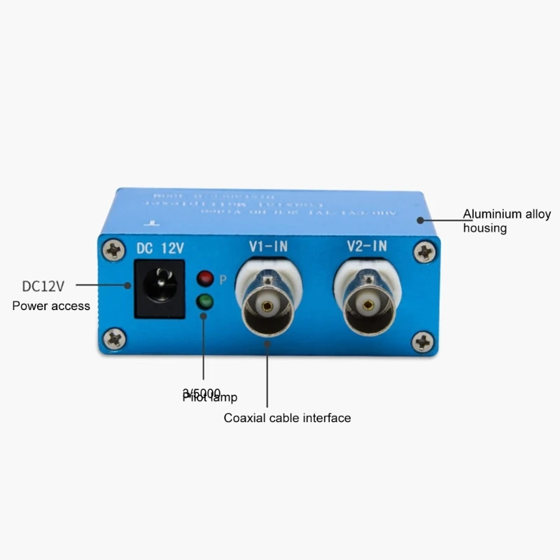 Streamlines CCTV Connectivities with 2CH High Clearly Video Multiplexer, 1080P Support Long Distances Transmission