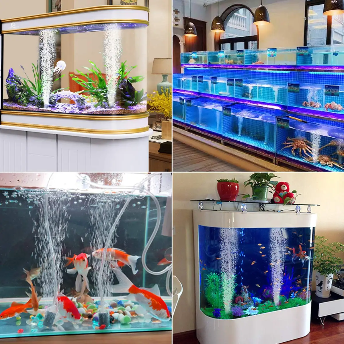 Aquarium Air Pump Fish Tank Oxygen Pump Fish Tank Pump 5v USB Portable Silent Compressor Aerator Quiet
