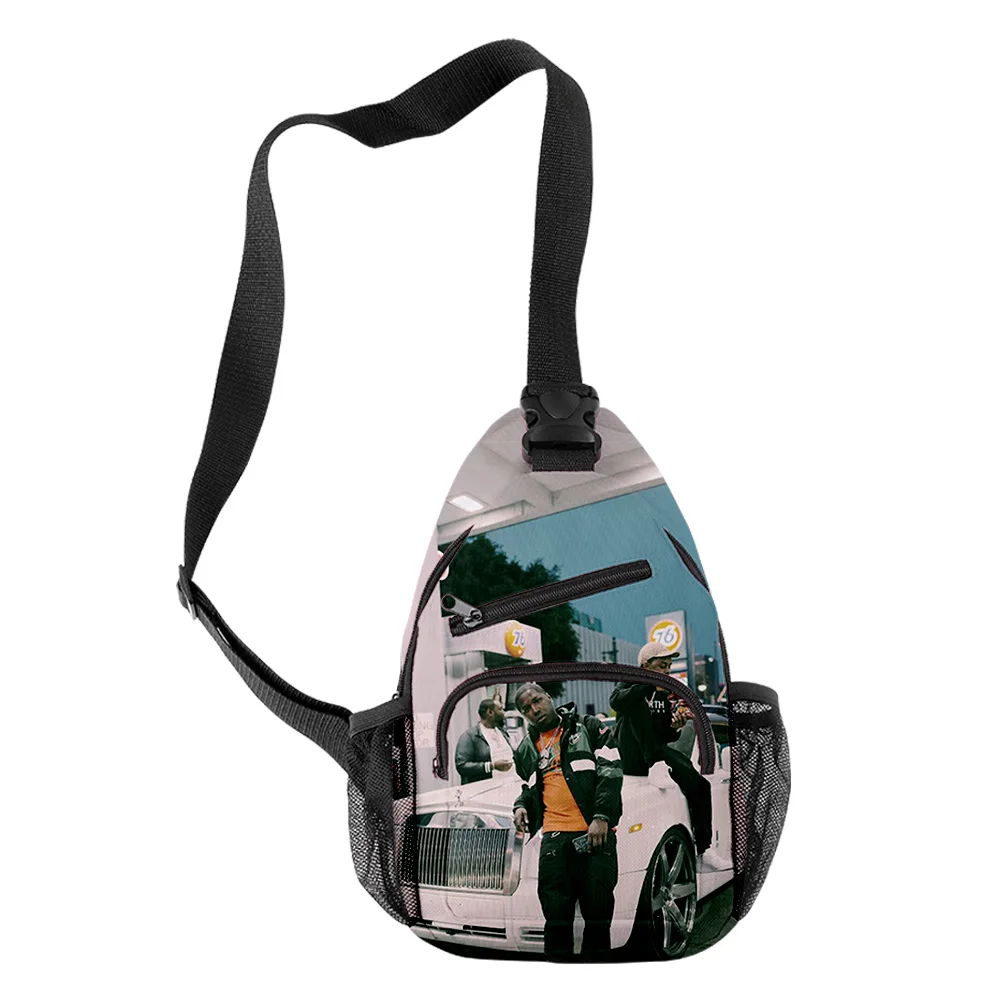 Popular Youthful 42 DUGG Boys/Girls 3D Print Chest Bags Oxford Waterproof Sports Crossbody Travel Bag Shoulder Bags