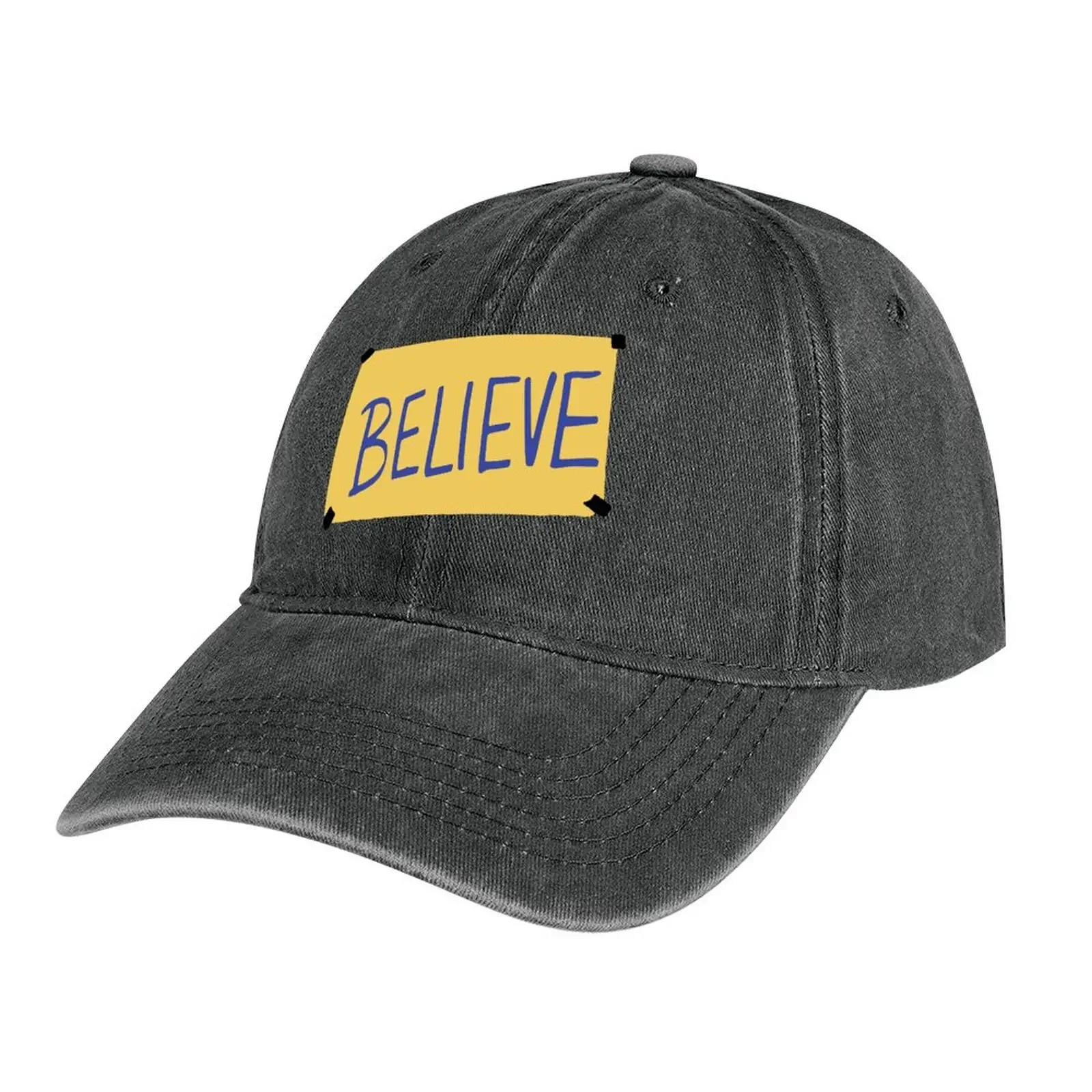

B E L I E V E Cowboy Hat Rave Brand Man cap Fashion Beach Christmas Hat Men Women's