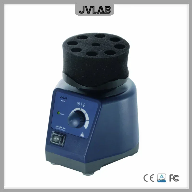 Vortex Mixer MX-S Adjustable Speed 0-3000 rpm Used For Various Mixing Applications With Optional Adapters Shaded Pole Motor