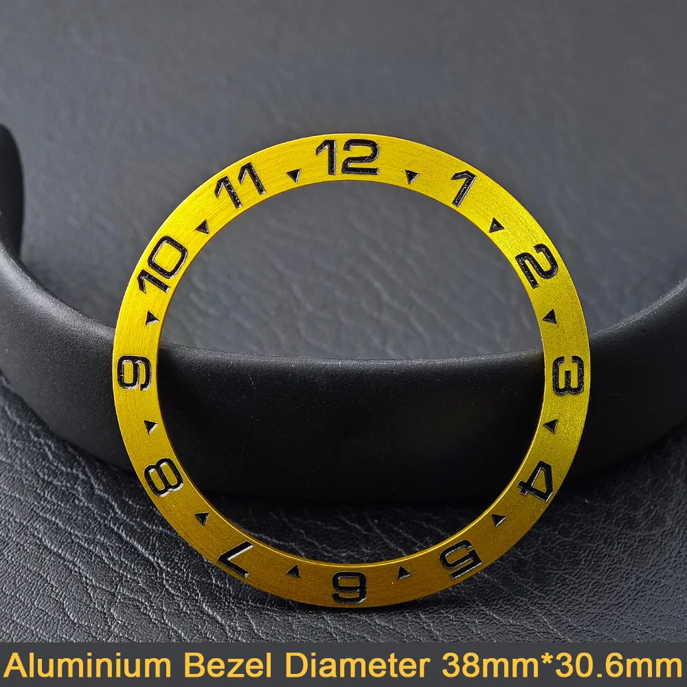 Men's Watch Replacement Bezel Insert with Tilted Ceramic and Carbon Fiber Texture