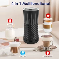 Fully Automatic Milk Frother Electric Hot and Cold for Making Latte Cappuccino Coffee Frothing Foamer Kitchen Appliances 400W 1