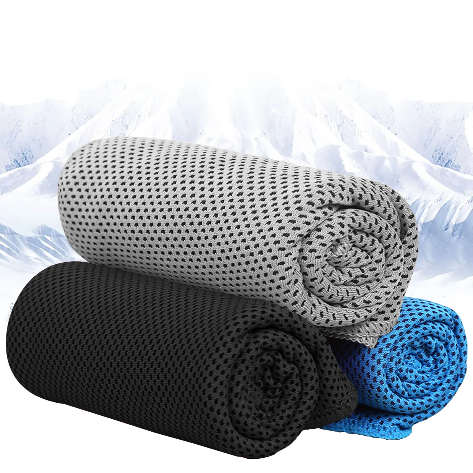 100x30cmGolfCoolingTowelColdIceTowelMicrofiberQuickDry