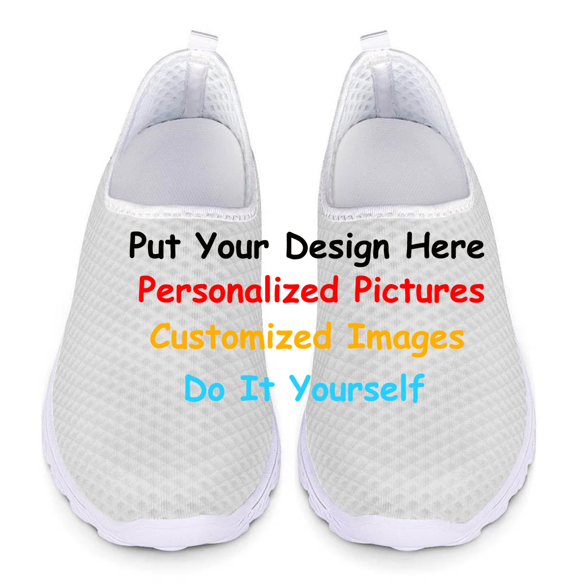 

DIY Personalized Customized Print Women Shoes Lightweight Comfortable Casual Shoes Women Sneakers Breathable Flats Shoes