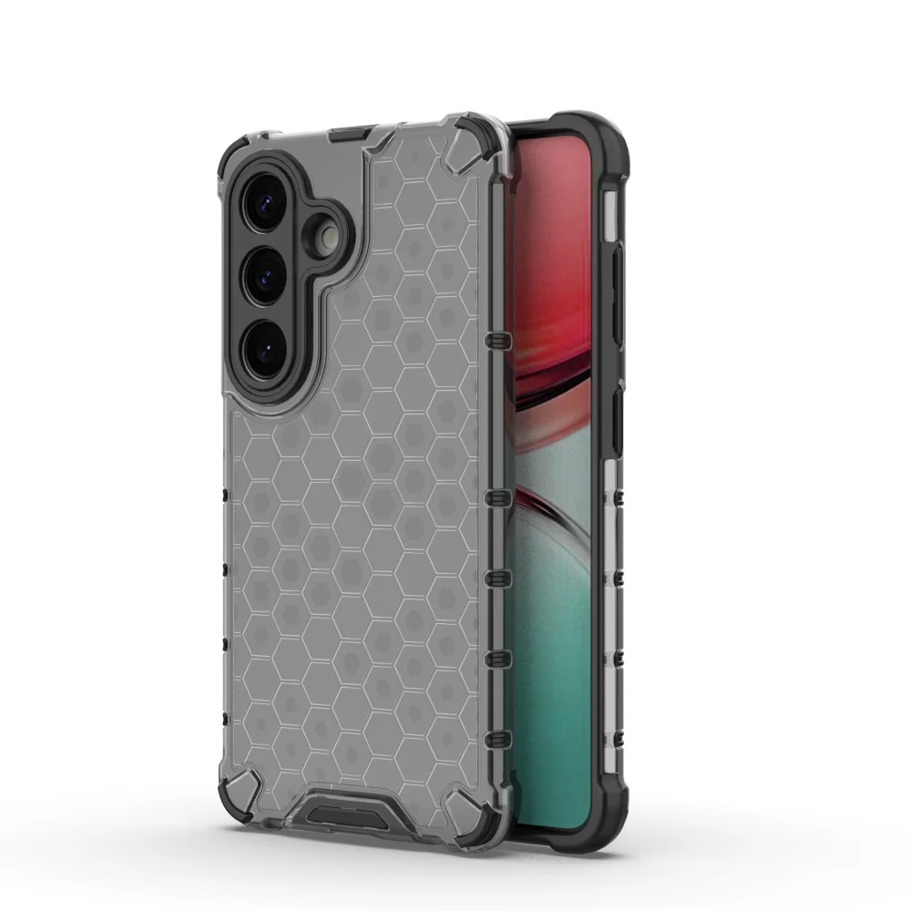 Wabenmuster Transparente Schutzhülle für Samsung S26 Ultra S25 S24 S23 S22 Plus Militärischer Stoßfester Schutz-Bumper – Detail 25